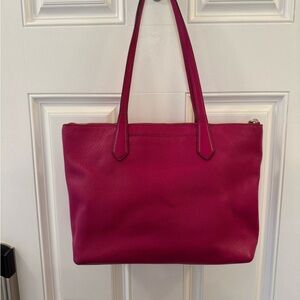 Kate Spade Fuchsia Pebble Leather Tote